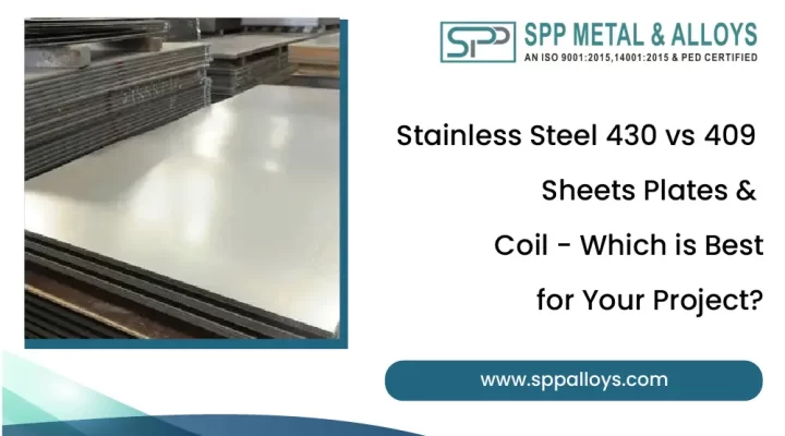 When it comes to choosing the right stainless steel sheets, plates, and coils for your project, it's important to consider the specific properties and characteristics of each type. In this blog post, we will compare two popular options - stainless steel 430 and 409 - to help you determine which is best for your needs. Stainless Steel 430 Stainless steel 430 is a non-hardenable steel containing straight chromium, and it is one of the most widely used ferritic stainless steels. It offers good corrosion resistance and formability, making it suitable for a wide range of applications. Stainless steel 430 is often used in automotive trim and molding, kitchen appliances, and industrial equipment. Stainless Steel 409 Stainless steel 409 is a ferritic stainless steel that contains a higher amount of chromium than carbon, making it more resistant to corrosion and oxidation. It is commonly used in automotive exhaust systems, heat exchangers, and other high-temperature applications. Stainless steel 409 offers good weldability and formability, making it a versatile option for various projects. Comparing the Two When comparing stainless steel 430 and 409, it's important to consider the specific requirements of your project. Stainless steel 430 offers good corrosion resistance and formability, making it suitable for applications where these properties are important. On the other hand, stainless steel 409 offers higher resistance to corrosion and oxidation, making it ideal for high-temperature applications. Conclusion In conclusion, both stainless steel 430 and 409 have their own unique properties and characteristics that make them suitable for different applications. When choosing between the two, it's important to consider the specific requirements of your project and select the option that best meets your needs. Whether you're looking for a stainless steel 430 coil manufacturer, stainless steel 430 sheets suppliers, 409 stainless steel plate stockist, or 409 stainless steel sheets & coil suppliers like SPP Alloys. It's important to carefully evaluate the properties of each type to make an informed decision for your project.